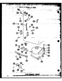 Compressor Parts (Uf12w-C / P60335-11Wc) (Uf12w-A / P60335-11Wa) (Uf12w / P60335-11W) (Uf12w-Ag / P60335-11Wg) (Uf12w / P60345-1W) (Uf12w-C / P60345-1Wc) (Uf12w-Ag / P60345-1Wg) (Uf12w-A / P60345-1Wa) (Uf16w-C / P60335-12Wc) (Uf16w-A / P60335-12Wa) (Uf16w / P60335-12W) (Uf16w- parts for Amana Upright Freezer UF12W-AG/P60345-1WG from AppliancePartsPros.com