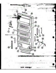 Door Assembly (Uf12w-C / P60335-11Wc) (Uf12w-A / P60335-11Wa) (Uf12w / P60335-11W) (Uf12w-Ag / P60335-11Wg) (Uf12w / P60345-1W) (Uf12w-C / P60345-1Wc) (Uf12w-Ag / P60345-1Wg) (Uf12w-A / P60345-1Wa) (Uf16w-C / P60335-12Wc) (Uf16w-A / P60335-12Wa) (Uf16w / P60335-12W) (Uf16w-Ag parts for Amana Upright Freezer UF16W-A/P60335-12WA from AppliancePartsPros.com