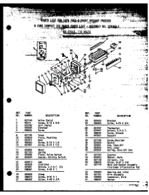 8 Cube Compact Ice Maker (Uf16w / P60336-12W) (Uf16w / P60336-64W) (Uf22w / P60336-13W) (Uf22w / P60336-65W) (Uf16w / P60336-14W) (Uf16w / P60336-66W) (Uf22w / P60336-15W) (Uf22w / P60336-67W) parts for Amana Upright Freezer UF16W/P60336-64W from AppliancePartsPros.com