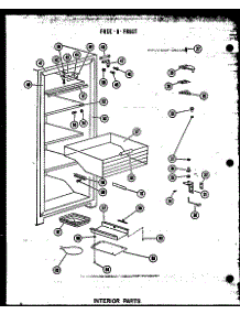 Interior Parts (Uf12w-C / P60335-11Wc) (Uf12w-A / P60335-11Wa) (Uf12w / P60335-11W) (Uf12w-Ag / P60335-11Wg) (Uf12w / P60345-1W) (Uf12w-C / P60345-1Wc) (Uf12w-Ag / P60345-1Wg) (Uf12w-A / P60345-1Wa) (Uf16w-C / P60335-12Wc) (Uf16w-A / P60335-12Wa) (Uf16w / P60335-12W) (Uf16w-Ag parts for Amana Upright Freezer UF22W/P60335-65W from AppliancePartsPros.com