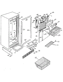 Freezer Cabinet parts for Northland Upright Freezer UF30E/1408 from AppliancePartsPros.com