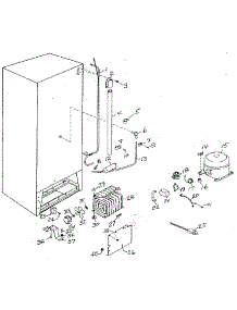 Freezer Unit parts for Northland Upright Freezer UF30E/1408 from AppliancePartsPros.com