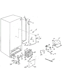 Freezer Unit parts for Northland Upright Freezer UF30E/1714 from AppliancePartsPros.com