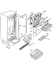 Freezer Cabinet parts for Northland Upright Freezer UF30G/1447 from AppliancePartsPros.com