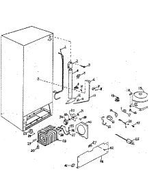 Freezer Unit parts for Northland Upright Freezer UF30G/1715 from AppliancePartsPros.com