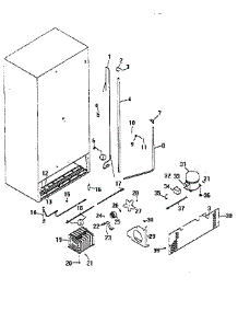 Freezer Unit parts for Northland Upright Freezer UF30K from AppliancePartsPros.com
