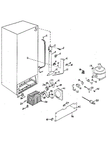 Freezer Unit parts for Northland Upright Freezer UFH30G/1408 from AppliancePartsPros.com