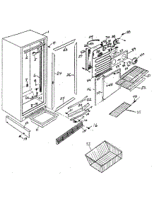 Freezer Cabinet parts for Northland Upright Freezer UFH30G/1750 from AppliancePartsPros.com