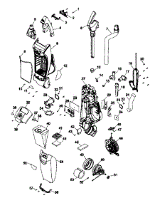 Main Body parts for Hoover Upright Vacuum UH30065 from AppliancePartsPros.com