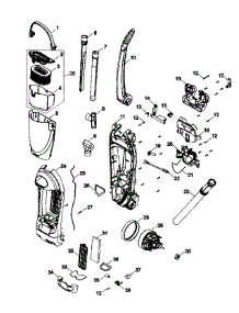 Main Body parts for Hoover Upright Vacuum UH40155 from AppliancePartsPros.com