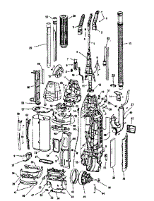Main Body parts for Hoover Upright Vacuum UH60000 from AppliancePartsPros.com