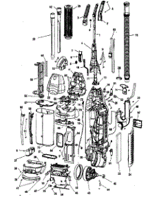 Main Body parts for Hoover Upright Vacuum UH60010 from AppliancePartsPros.com