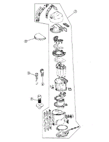 Dirt Cup parts for Hoover Upright Vacuum UH70015 from AppliancePartsPros.com