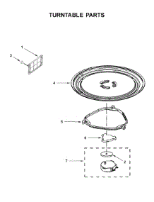 Turntable Parts parts for Whirlpool Microwave/Hood Combo UMV1160CW8 from AppliancePartsPros.com