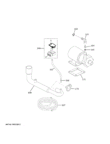 Upk4 - Pump Kit parts for Ge Freestanding Ice Maker UNC15NPRBII from AppliancePartsPros.com
