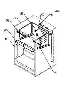 Evaporator parts for Dcs Compact Refrigerator UR624-70652 from AppliancePartsPros.com