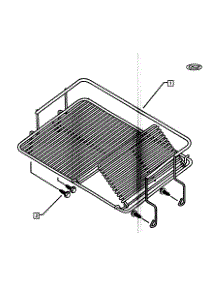 Wire Rack parts for Dcs Compact Refrigerator UR624-70652 from AppliancePartsPros.com
