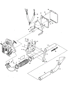 Figure 4 parts for Homelite Gas Leaf Blower UT-08004 from AppliancePartsPros.com