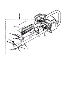 Chain Break parts for Homelite Gas Chainsaw UT-10629 from AppliancePartsPros.com