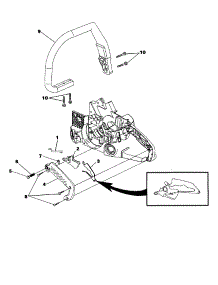 Handle parts for Homelite Gas Chainsaw UT-10901 from AppliancePartsPros.com