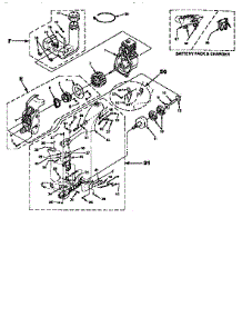 Starter Assembly parts for Homelite Gas Line Trimmer UT-20616 from AppliancePartsPros.com