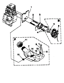 Fuel Tank parts for Homelite Gas Line Trimmer UT-20706 from AppliancePartsPros.com