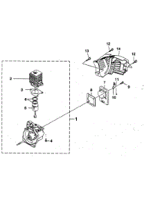 Engine Assy parts for Homelite Gas Leaf Blower UT08930A from AppliancePartsPros.com