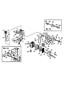 Engine Assy parts for Homelite Gas Chainsaw UT10045 from AppliancePartsPros.com