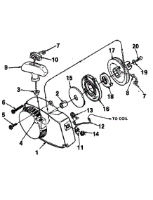 Starter Assy parts for Homelite Gas Chainsaw UT10045 from AppliancePartsPros.com
