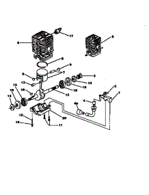 Engine Internal, Oil Pump parts for Homelite Gas Chainsaw UT10773 from AppliancePartsPros.com
