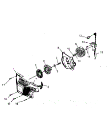 Starter Ignition parts for Homelite Gas Chainsaw UT10942 from AppliancePartsPros.com