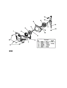 Starter / Ignition parts for Homelite Gas Chainsaw UT10947 from AppliancePartsPros.com
