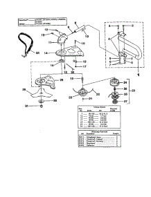 Shaft / Spool And String / Blade parts for Homelite Gas Line Trimmer UT15152 from AppliancePartsPros.com
