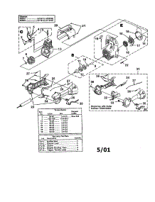 Ignition / Rotor / Starter / Clutch parts for Homelite Gas Line Trimmer UT15160 from AppliancePartsPros.com