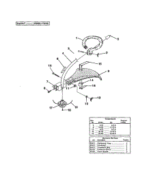 Shaft / Spool And String / Deflector parts for Homelite Gas Line Trimmer UT20693 from AppliancePartsPros.com