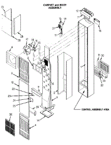 Cabinet And Body Assembly parts for Suburban Wall Heater UWW-35P-NAT from AppliancePartsPros.com