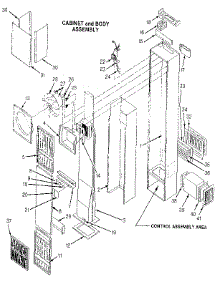 Cabinet And Body Assembly parts for Suburban Wall Heater UWW-50P-NAT from AppliancePartsPros.com