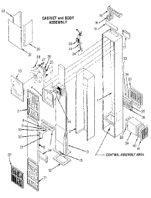 Cabinet And Body Assembly parts for Suburban Wall Heater UWW-55E-LP from AppliancePartsPros.com