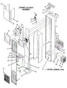 Cabinet And Body Assembly parts for Suburban Wall Heater UWW-55P-LP from AppliancePartsPros.com