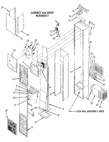 Cabinet And Body Assembly parts for Suburban Wall Heater UWW-65P-NAT from AppliancePartsPros.com