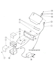 Electric Start Items parts for Troy-Bilt Gas Walk-Behind Mower V000100 from AppliancePartsPros.com