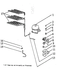 Unit Compartment / System parts for Wc Wood Upright Freezer V1201RW3 from AppliancePartsPros.com