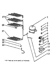 Unit Compartment / System parts for Wc Wood Upright Freezer V2003RW3 from AppliancePartsPros.com
