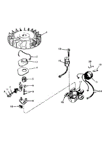 Magneto No. 610689A parts for Tecumseh Lawn & Garden Engine V60-70252H from AppliancePartsPros.com