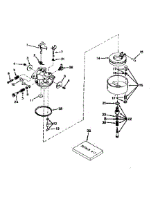 Carburetor No. 631444 parts for Tecumseh Lawn & Garden Engine V60-70265H from AppliancePartsPros.com