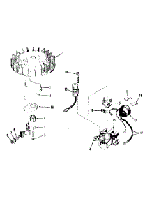 Magneto No. 610689A parts for Tecumseh Lawn & Garden Engine V70-125203A from AppliancePartsPros.com
