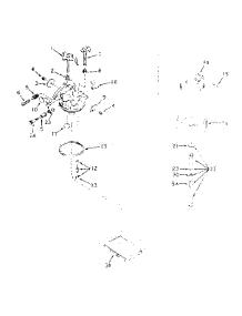 Carburetor No. 631449 parts for Tecumseh Lawn & Garden Engine V70-125204A from AppliancePartsPros.com