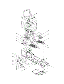 Seat And Fender parts for Troy-Bilt Front-Engine Lawn Tractor V809H from AppliancePartsPros.com