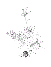 Steering Assembly parts for Troy-Bilt Front-Engine Lawn Tractor V809H from AppliancePartsPros.com
