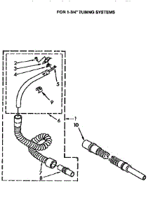Non-Electric Hose parts for Muskin Central Vacuum VACUUM CLEANERS from AppliancePartsPros.com